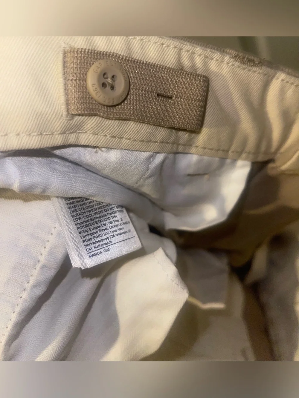Gap kids 14 Husky khaki chino pants NWT